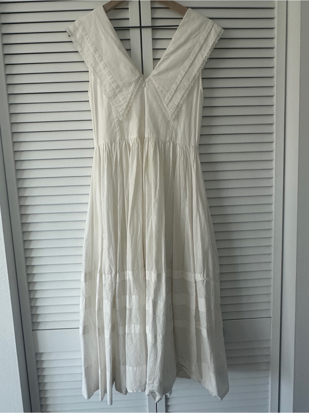 Sandy Liang Opa Dress in White - Size 2 - Picture 5 of 8